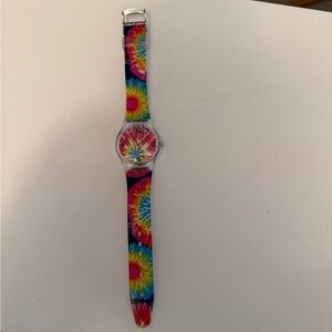 Cute tie dye wrist watch